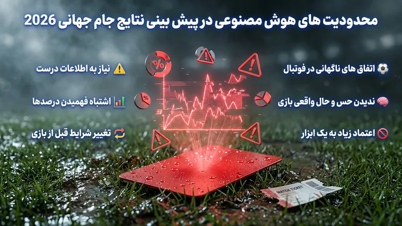 محدودیت های هوش مصنوعی در پیش بینی نتایج جام جهانی 2026